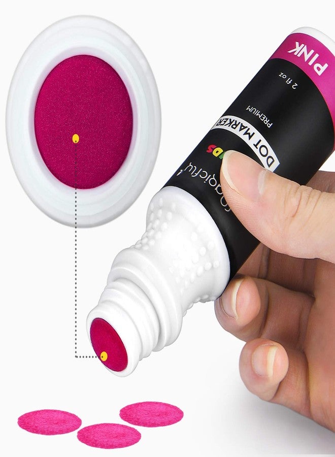 ماجيك فلاي أقلام تلوين ماجيك فلاي غير سامة وقابلة للغسل، مصنوعة من الماء، بنقاط، 12 لونًا مع كتاب تلوين بنقاط للأطفال في مرحلة ما قبل المدرسة - Image 4